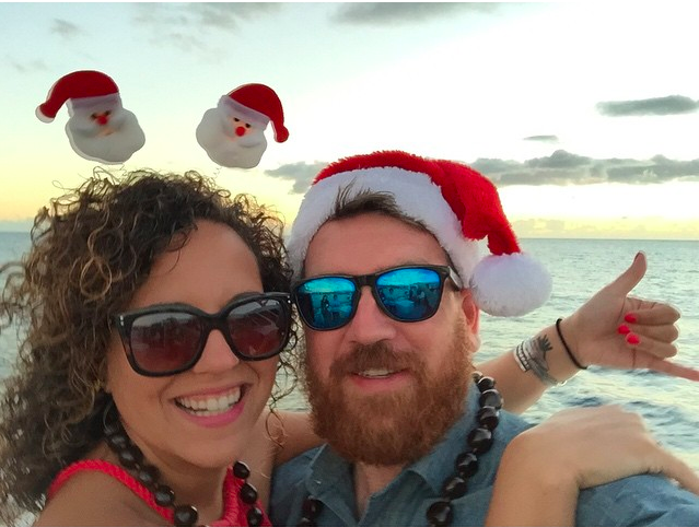 Santa Hawaii Selfie